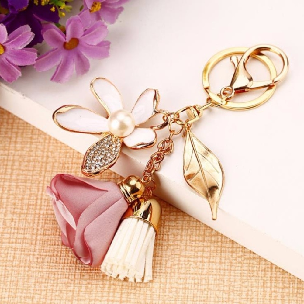 NEW Cute Flower Handbag Charm / Keychain 18